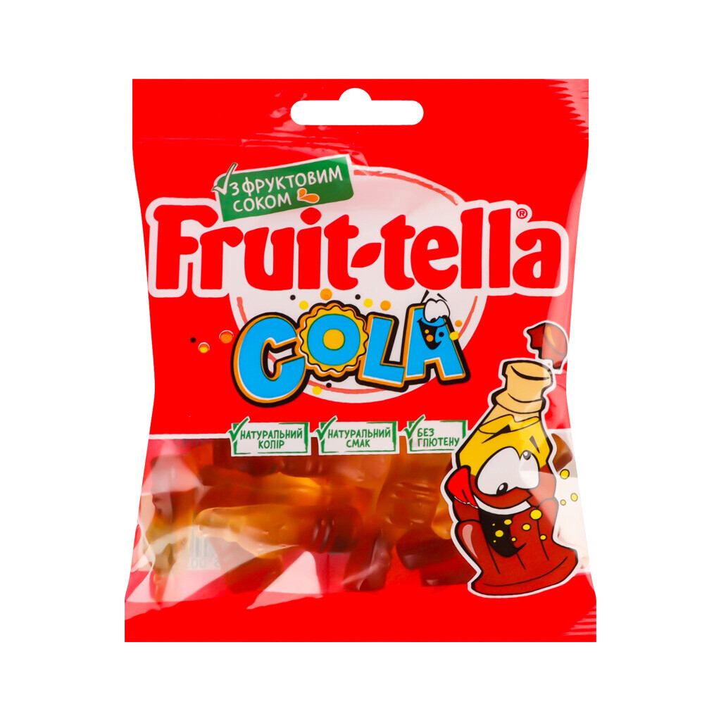 Мармелад жевательный Fruittella Cola, 90г (8000735005051)