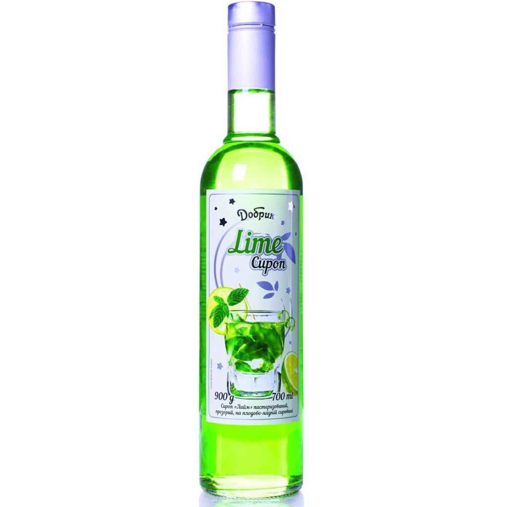 Сироп Добрик Лайм, 900г (4820159136919)