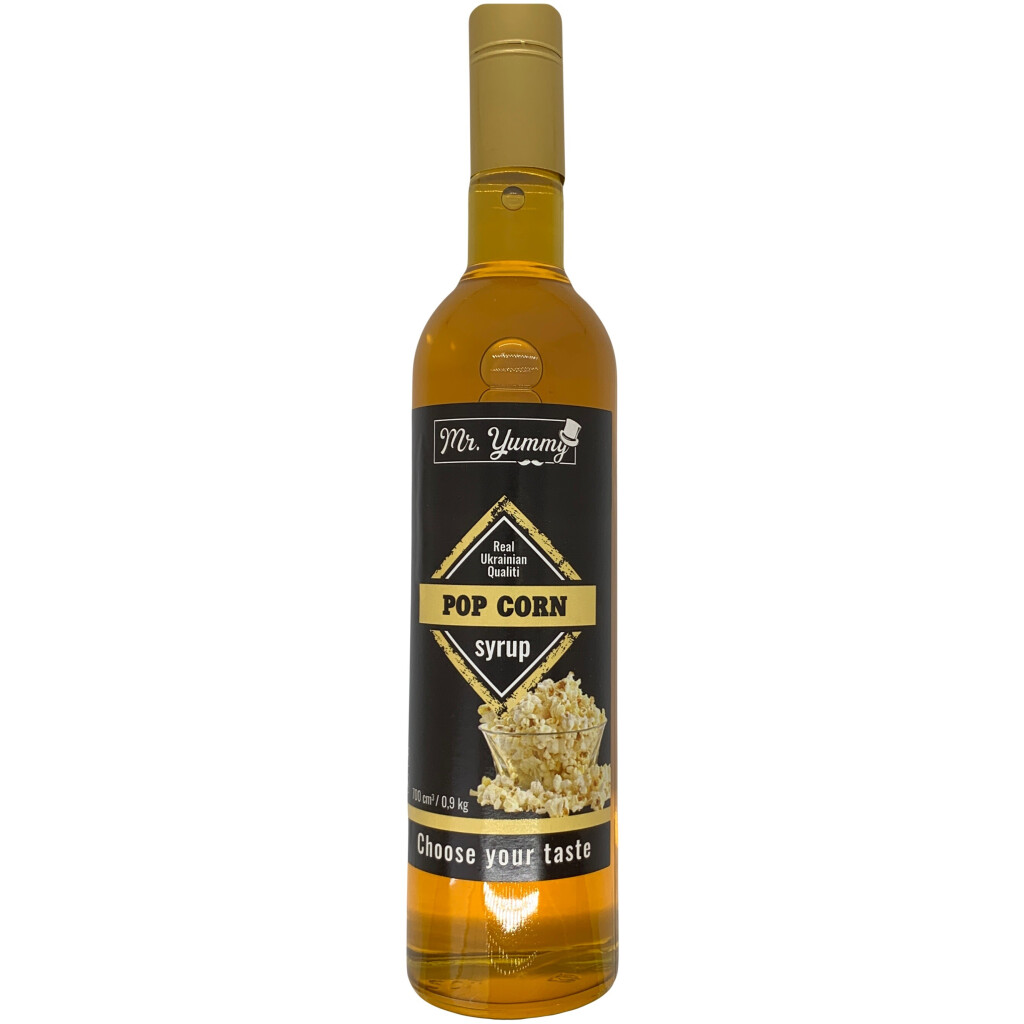 Сироп Mr. Yummy Попкорн, 700мл