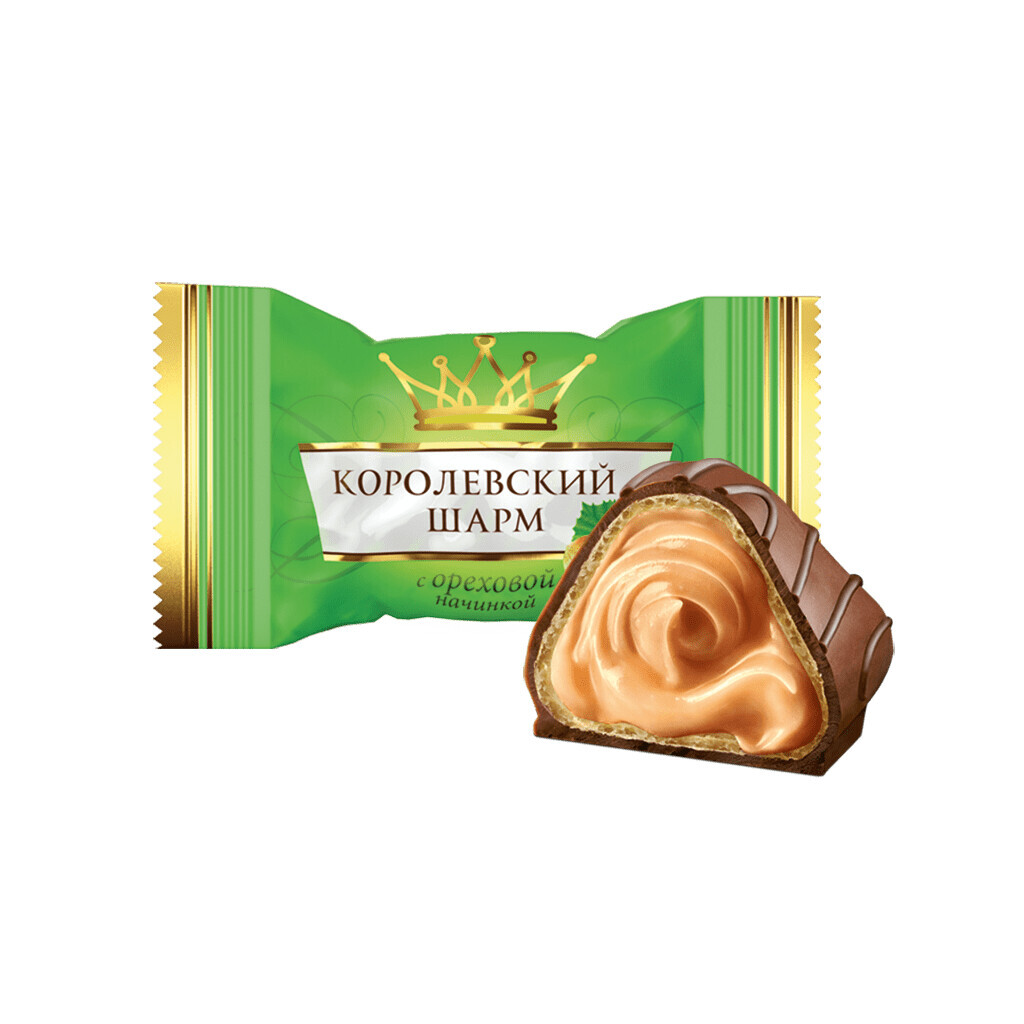 Конфеты АВК Шарм Королевский c ореховой начинкой, кг