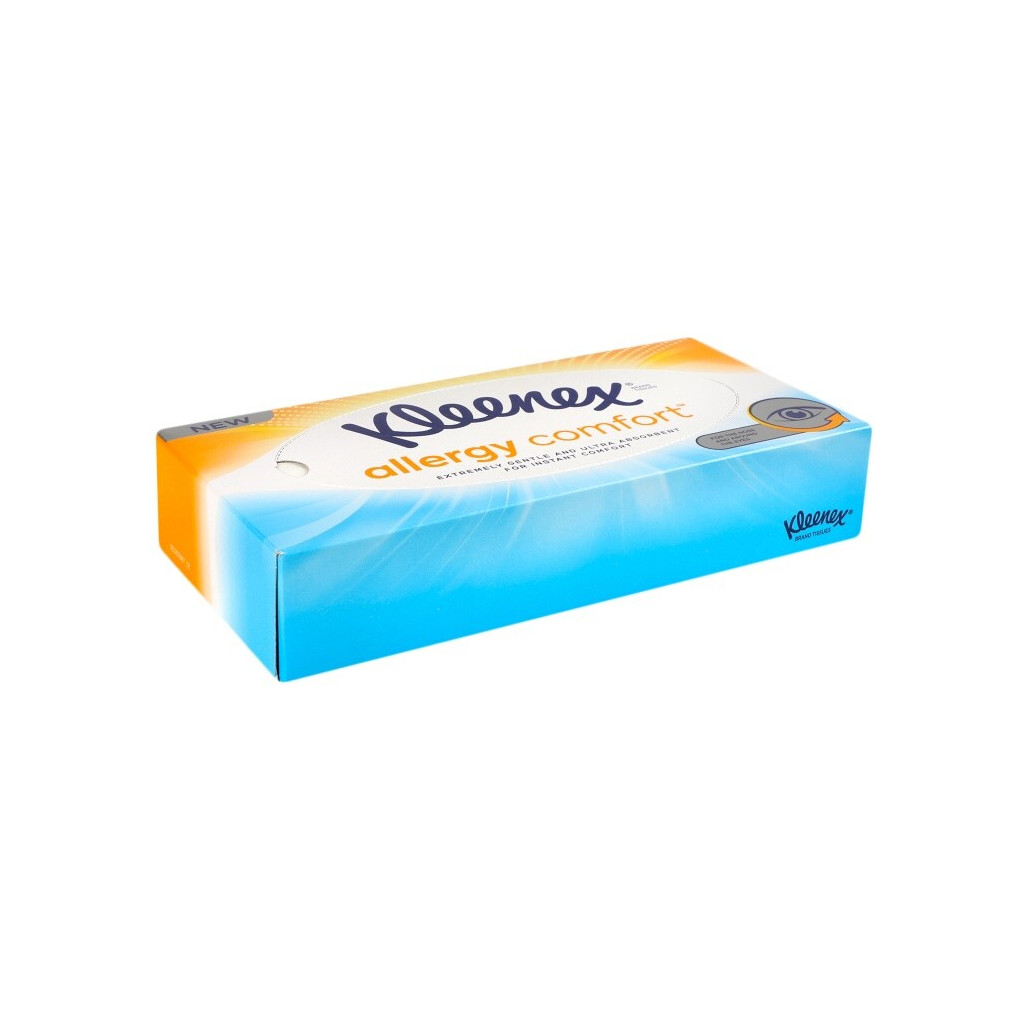 Салфетки бумажные Kleenex Allergy Comfort 3-слойные, 56шт (5029053577210)