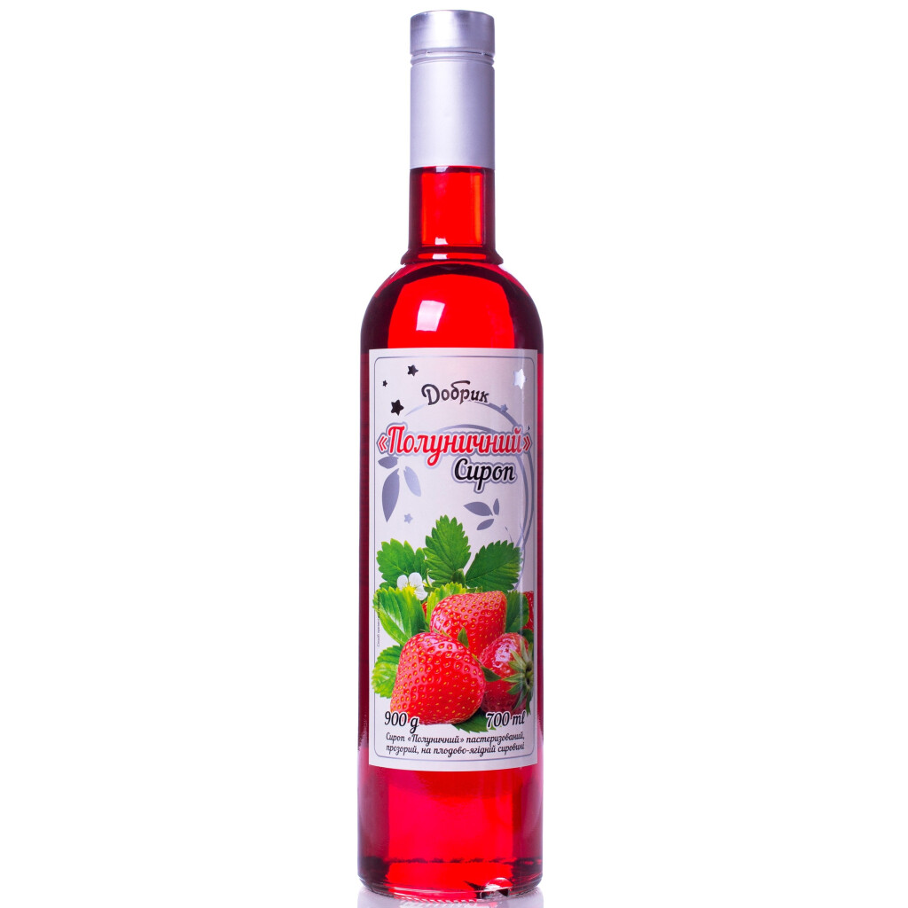 Сироп Добрик Клубника, 900г (4820159136957)