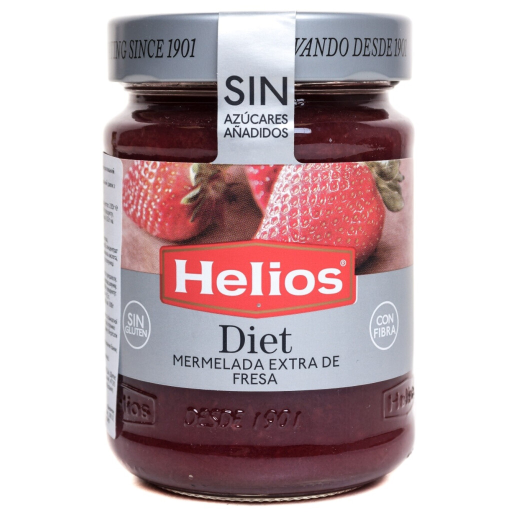 Джем Helios из клубники без сахара, 280г (8410095008430)