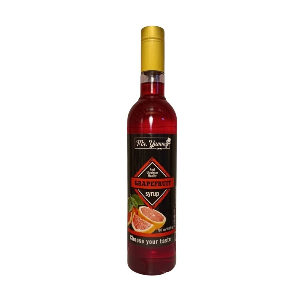 Сироп Mr. Yummy Грейпфрут, 700мл