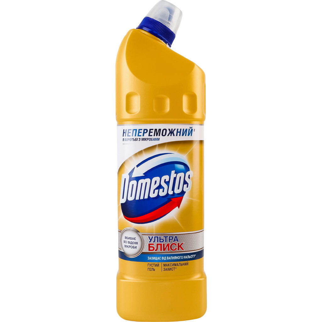 Засіб чистячий Domestos Ультра блиск для унітазу, 1л (8714100707876)