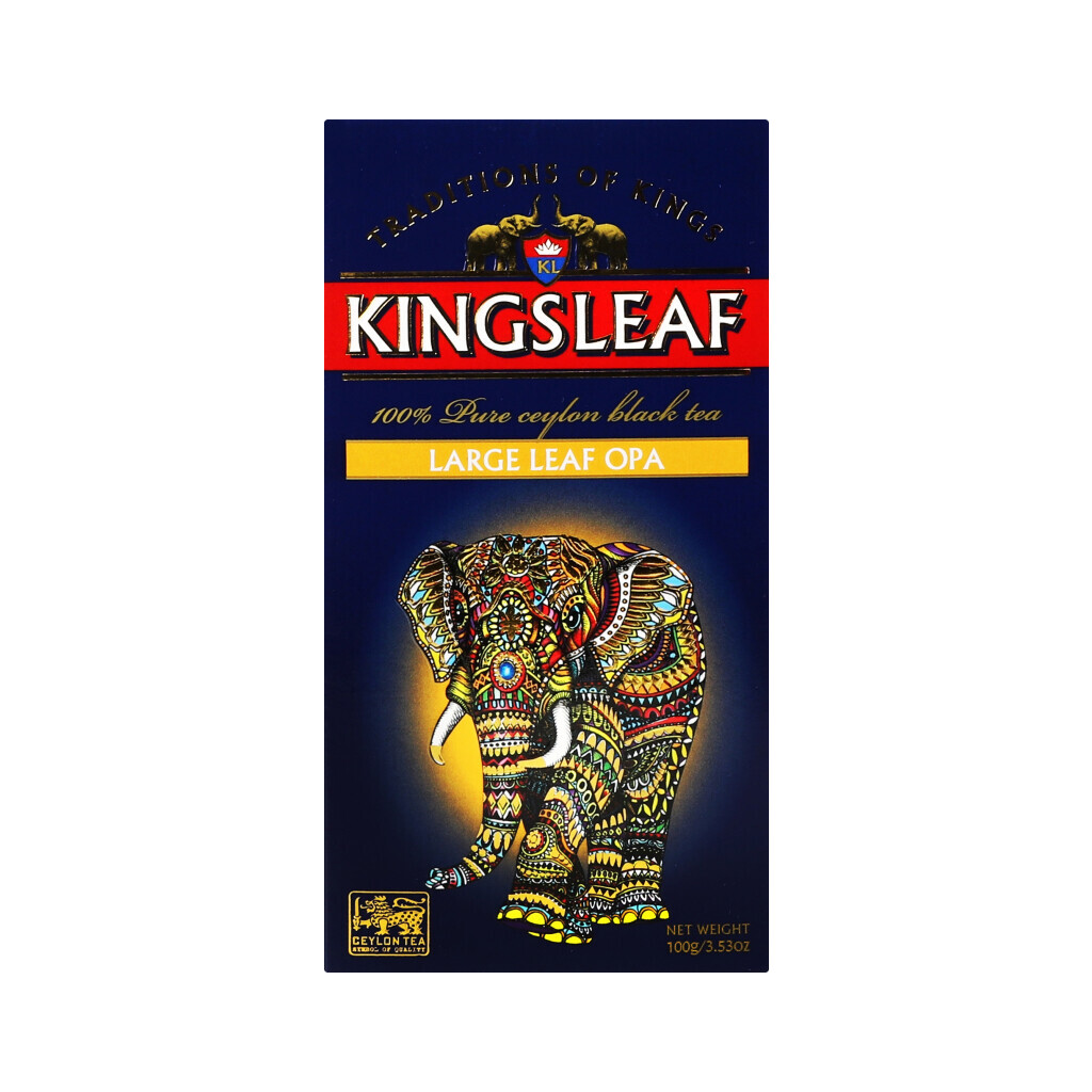 Чай черный Kingsleaf Large leaf OPA, 100г (4792252942387)