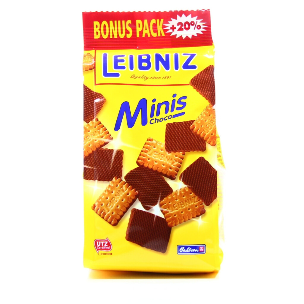 Печиво Bahlsen Leibniz Minis з шоколадом, 100г (4017100373114)