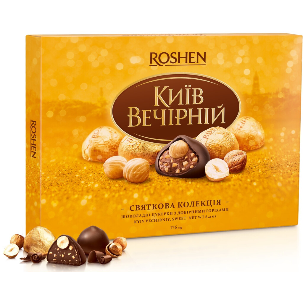 Конфеты Roshen Киев Вечерний, 176г (4823077616013)