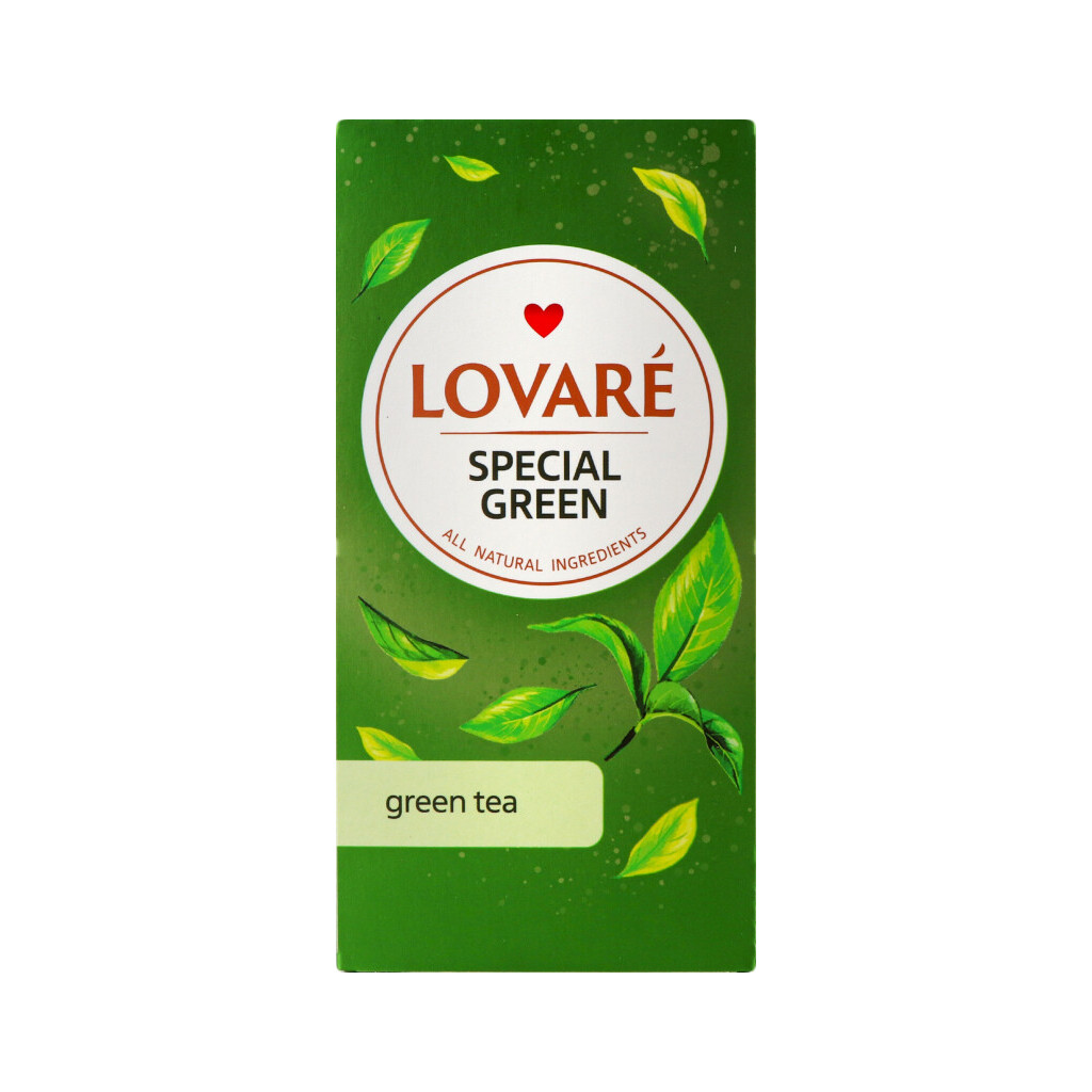 Чай зеленый Lovare Special Green, 24*2г (4820198874858)