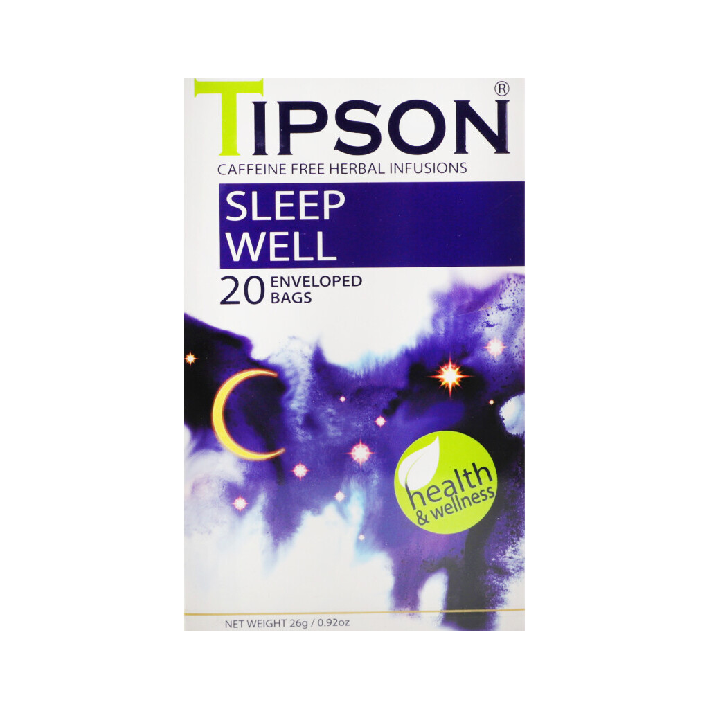 Смесь травяная Tipson Wellness Slepp well, 20*1,3г (4792252936614)