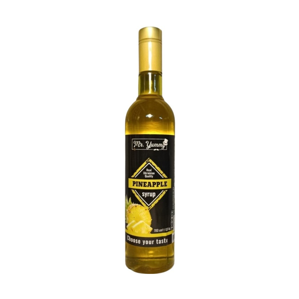 Сироп Mr. Yummy Ананас, 700мл