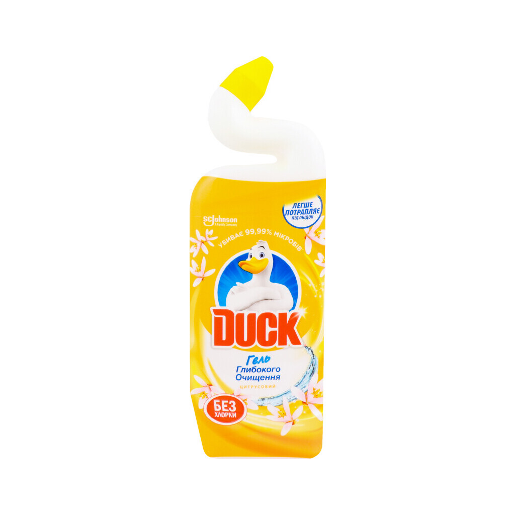 Гель чистящий для унитаза Duck Цитрус, 500мл (4823002000733)