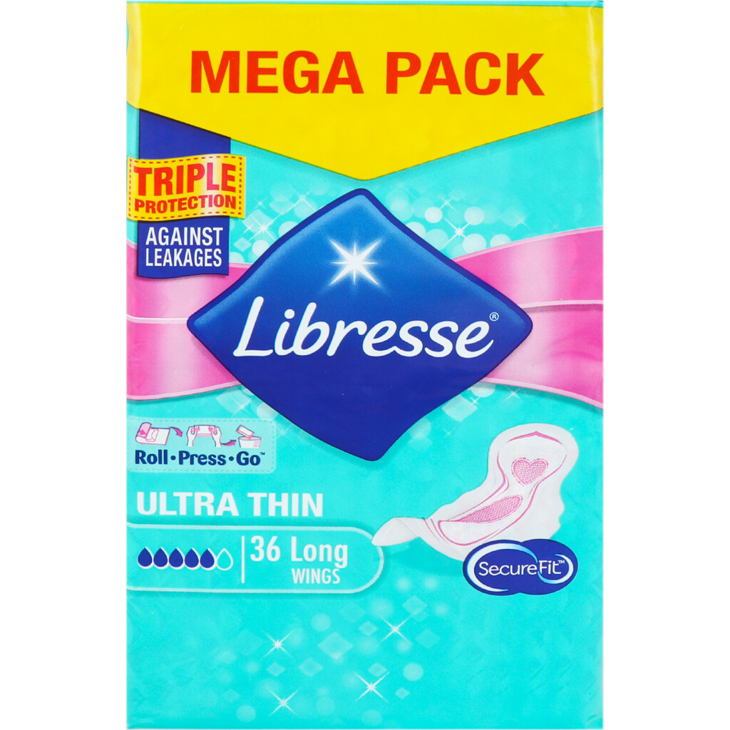 Прокладки гигиен Libresse Ultra Long wing ew, 36шт (7322540536836)