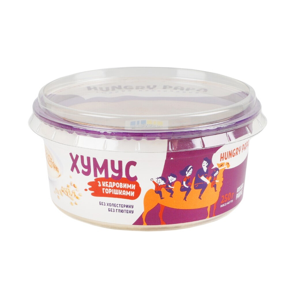 Хумус Hungry Papa с кедровыми орешками, 250г (4820210420254)