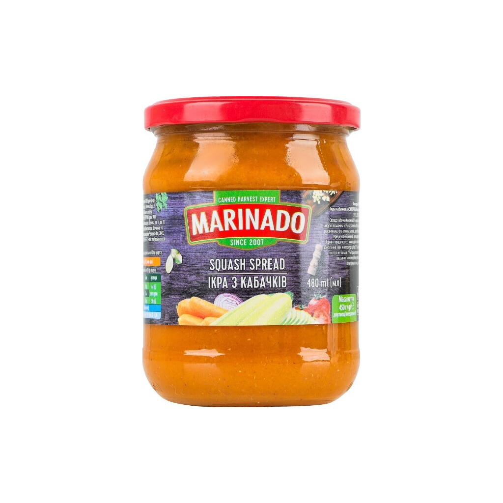 Икра Маринадо кабачковая, 480мл (4820132190761)
