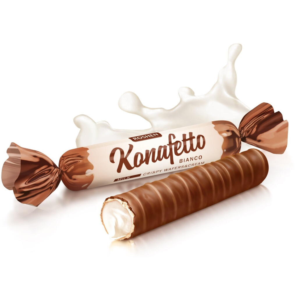 Цукерки Roshen Konafetto bianco, кг