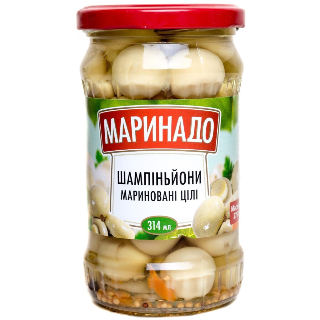 Гриби Маринадо печериці мариновані, 275г (4820078572669)