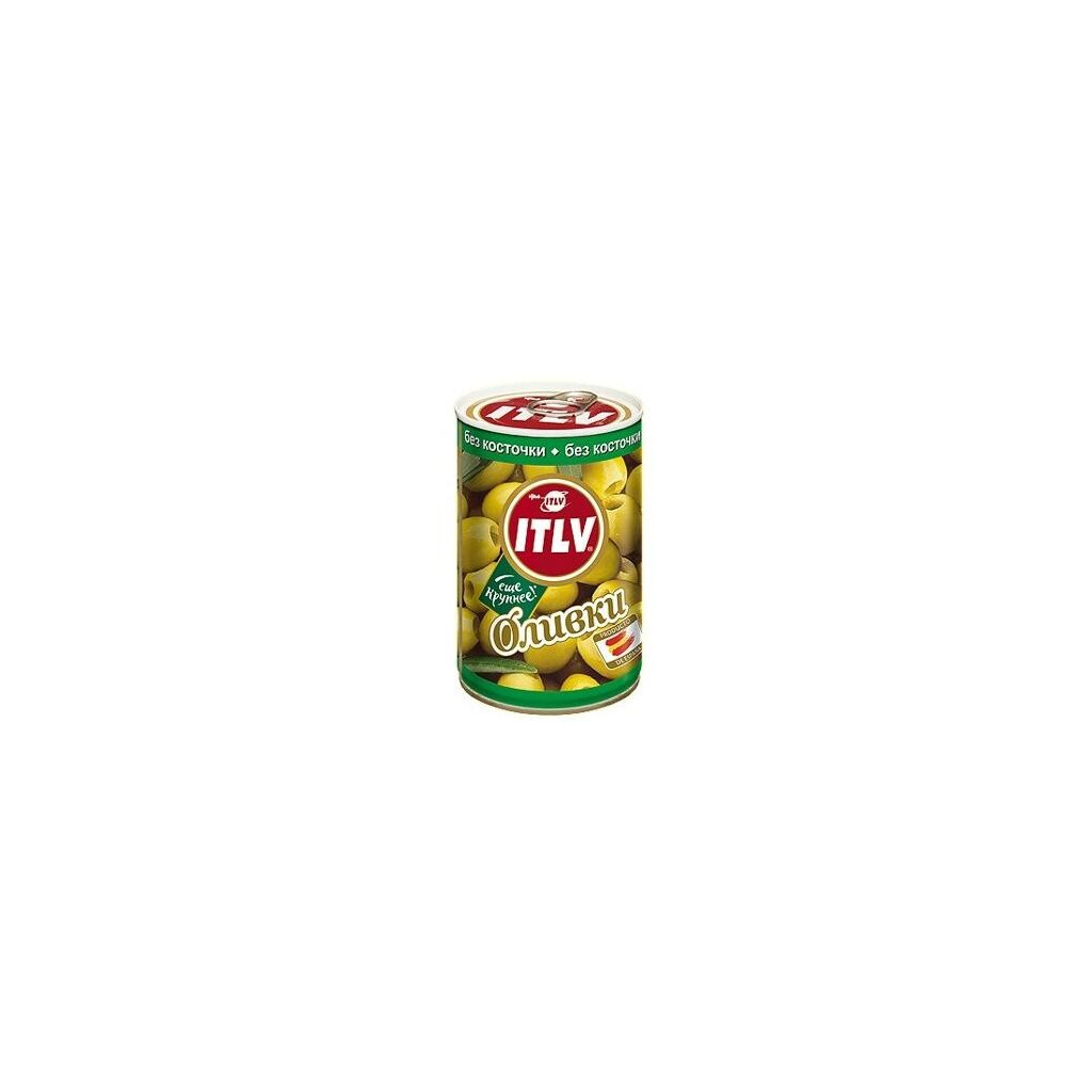 Оливки ITLV зеленые без косточки, 314мл (8410179002750)