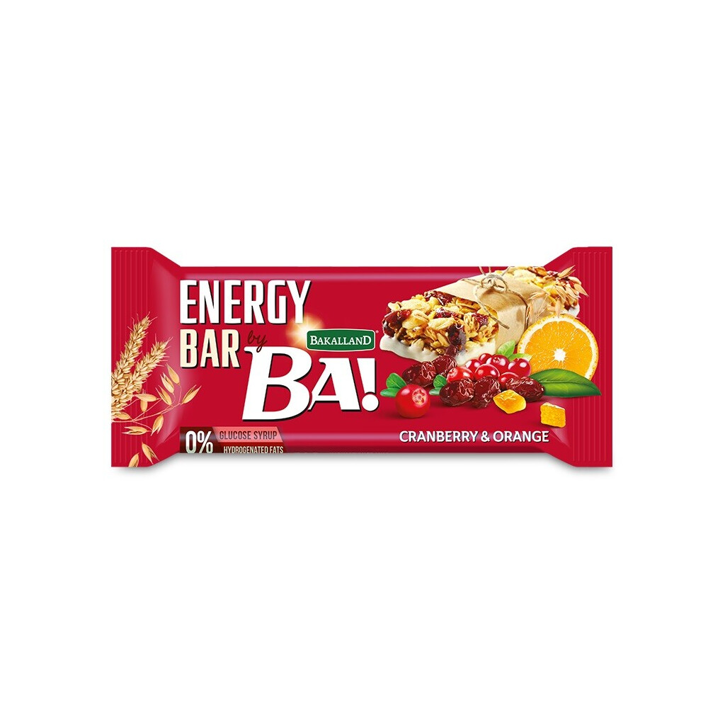 Батончик Ba! злаковый клюква-апельсин, 40г (5900749610988)