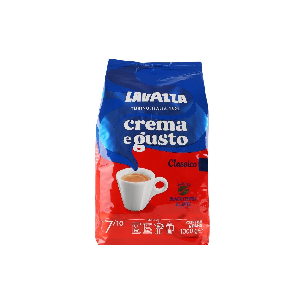 Кофе в зернах Lavazza Crema e Gusto Classic, 1кг (8000070051003)