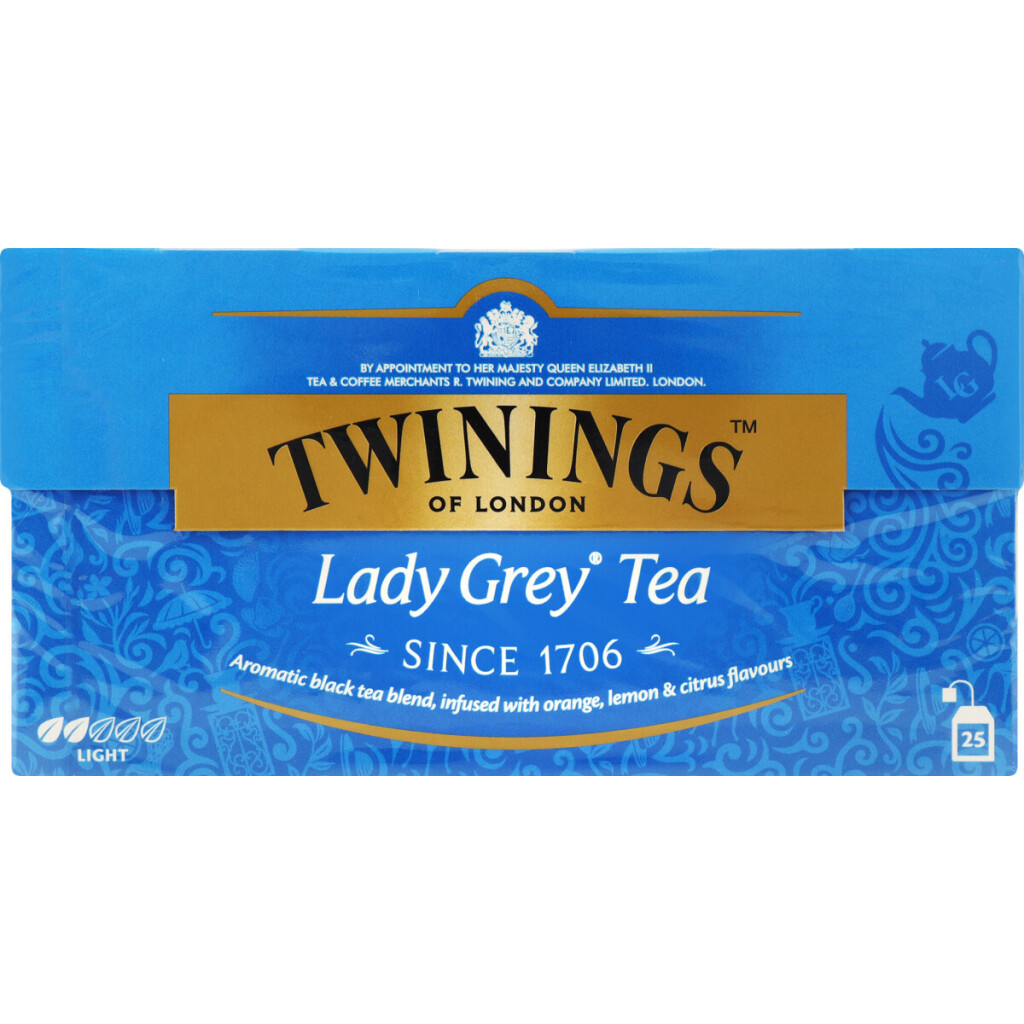 Чай черный Twinings Lady Grey, 25*2г (0070177077198)