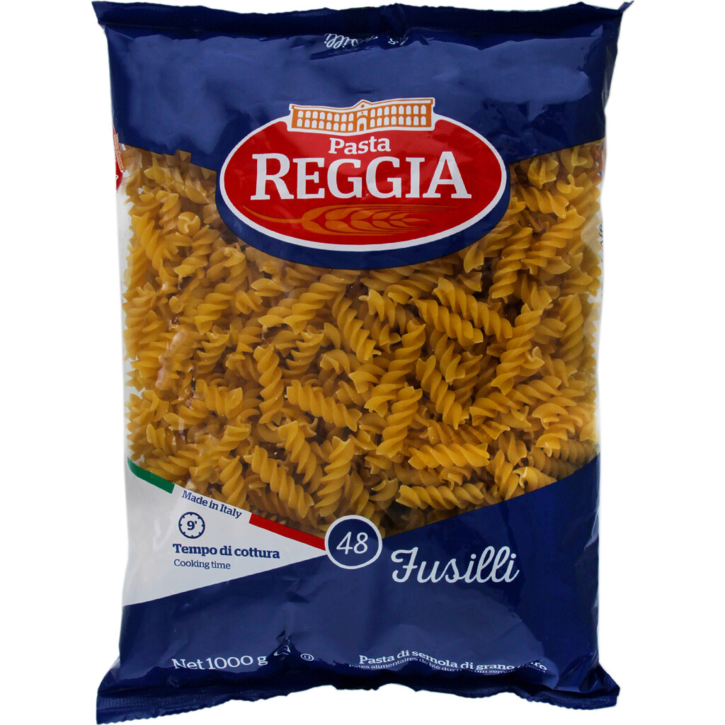 Изделия макаронные Pasta Reggia Фузилли, 1кг (8008857310480)