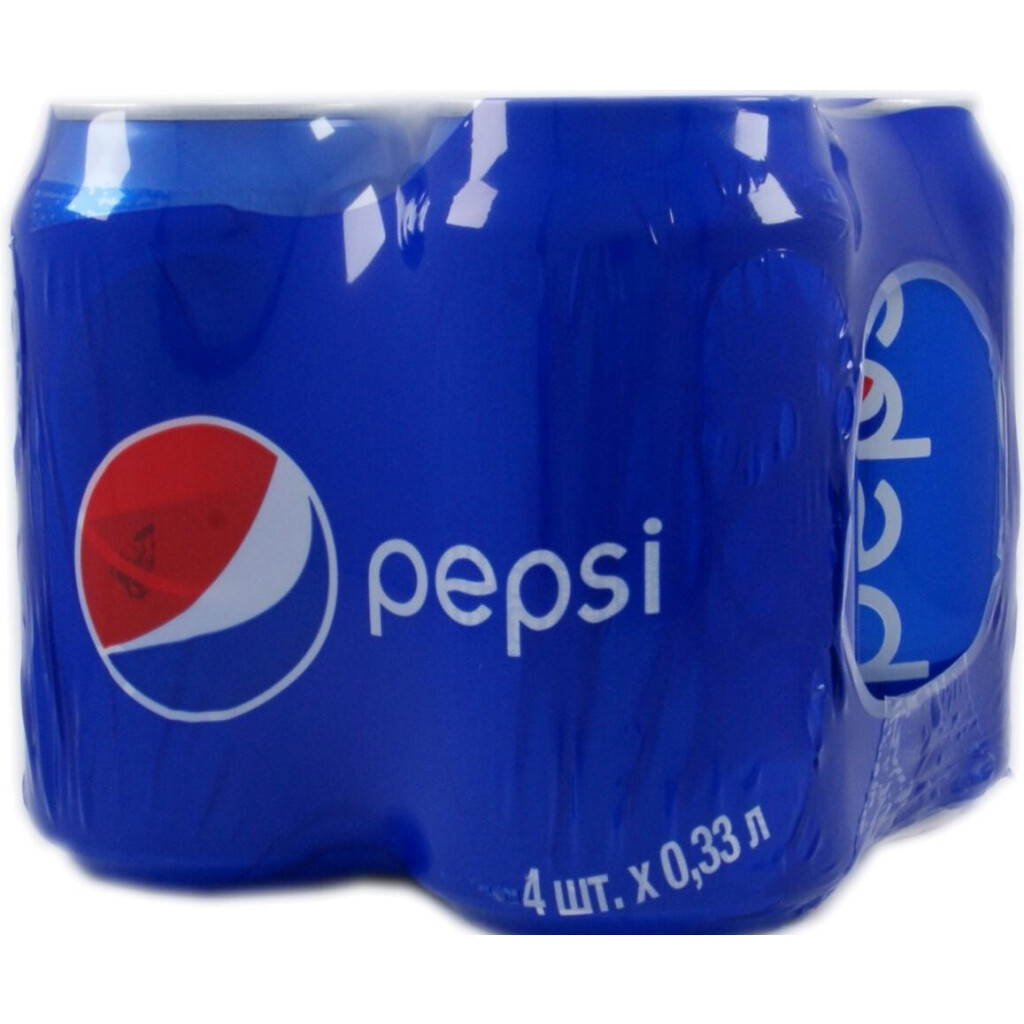Напиток Pepsi ж/б, 4*0,33л/уп (4823063108812)