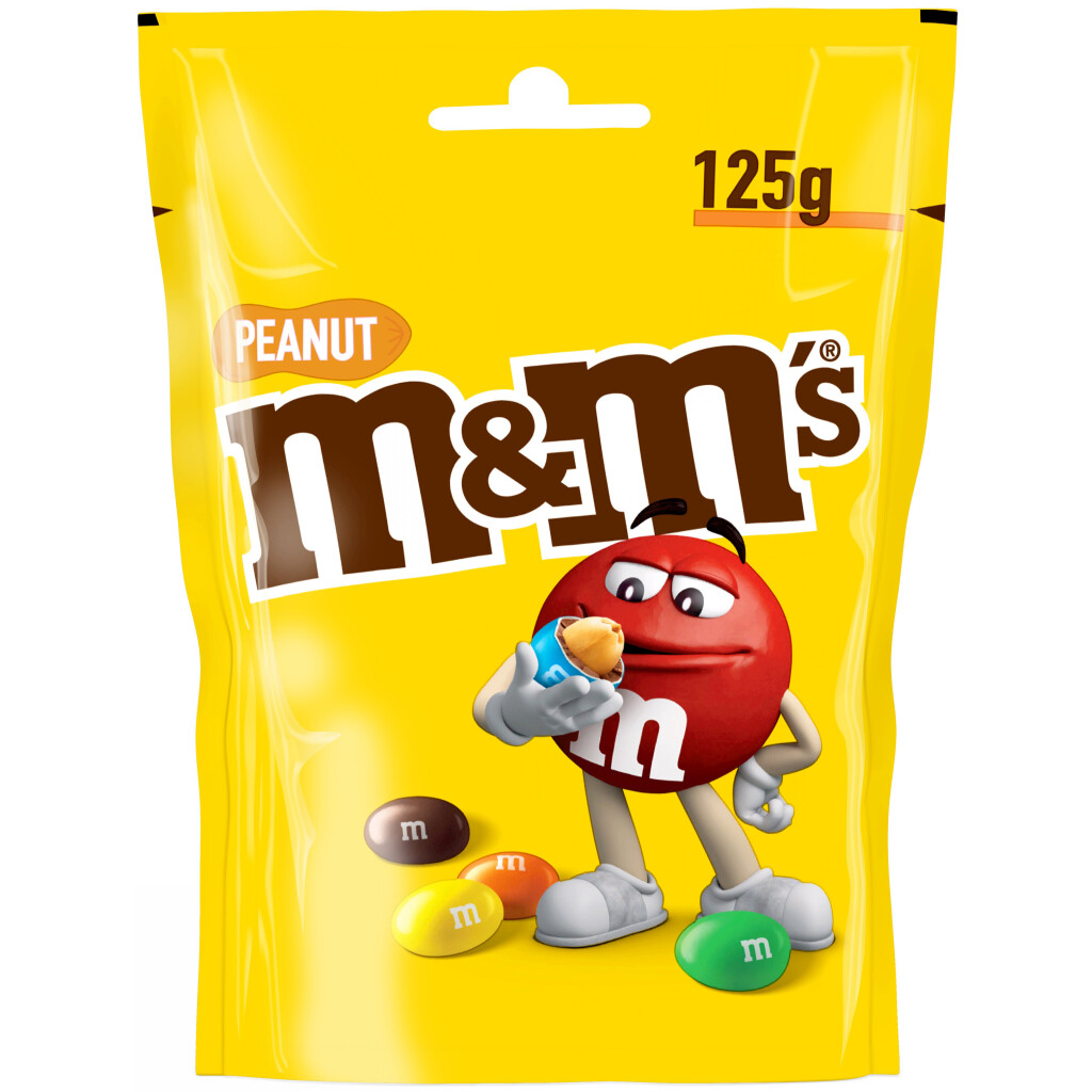 Драже M&Ms с арахисом, 125г (5000159472531)