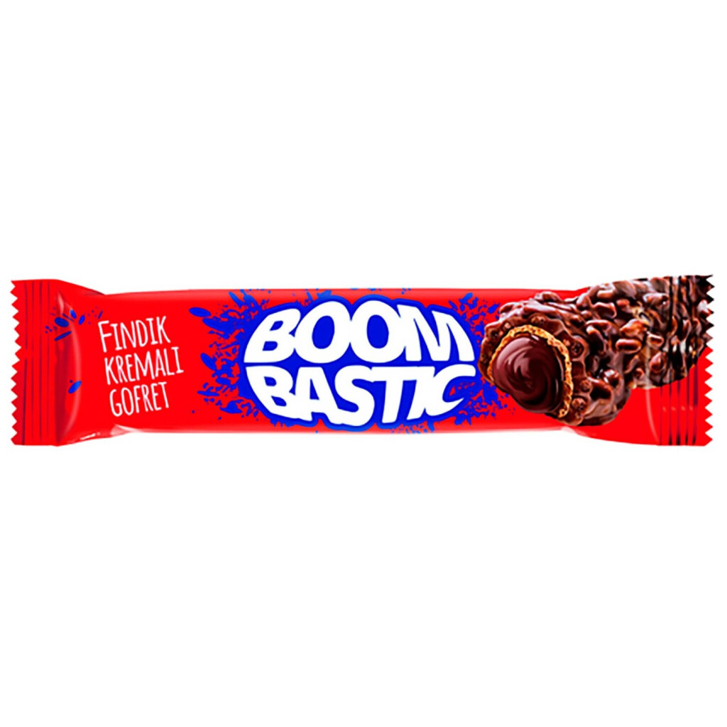 Батончик Boombastik з горіховою начинкою і хрустким рисом, 32г (8691707096841)