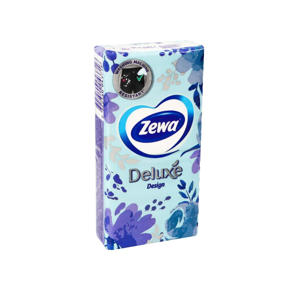Платочки бумажные Zewa Deluxe, 10шт (7322540043716)