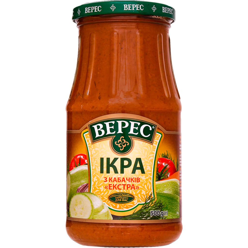 Икра кабачковая Верес экстра, 500г (4823084601026)