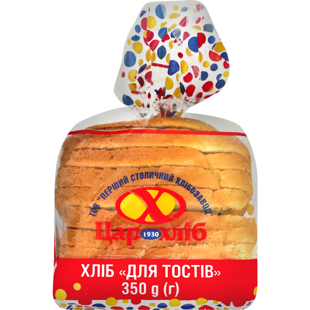 Хліб Цар-Хліб Для тостів, 350г (4820159021192)