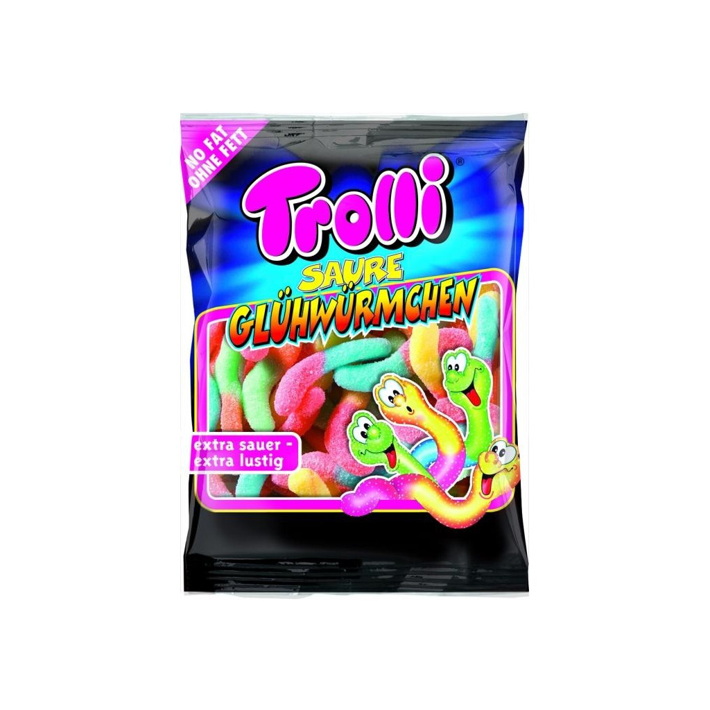 Конфеты Trolly Кислые светлячки, 100г (4003084319385)