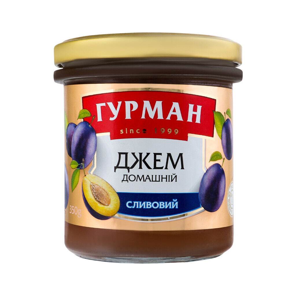 Джем Гурман сливовий, 350г (4820016930124)