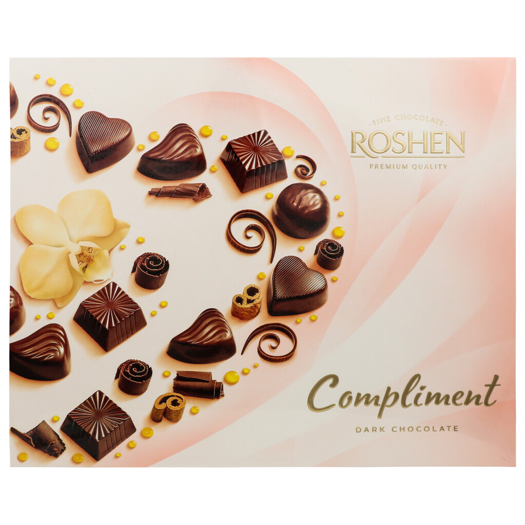 Конфеты Roshen Compliment шоколадные, 145г (4823077625879)