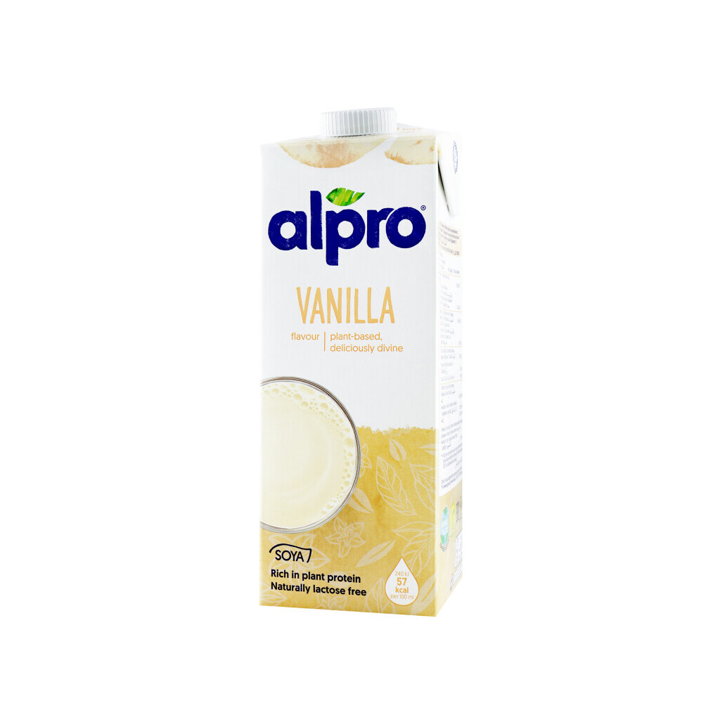 Напій соєвий Alpro Soja ваніль 1,5% т/б, 1л (5411188081852)