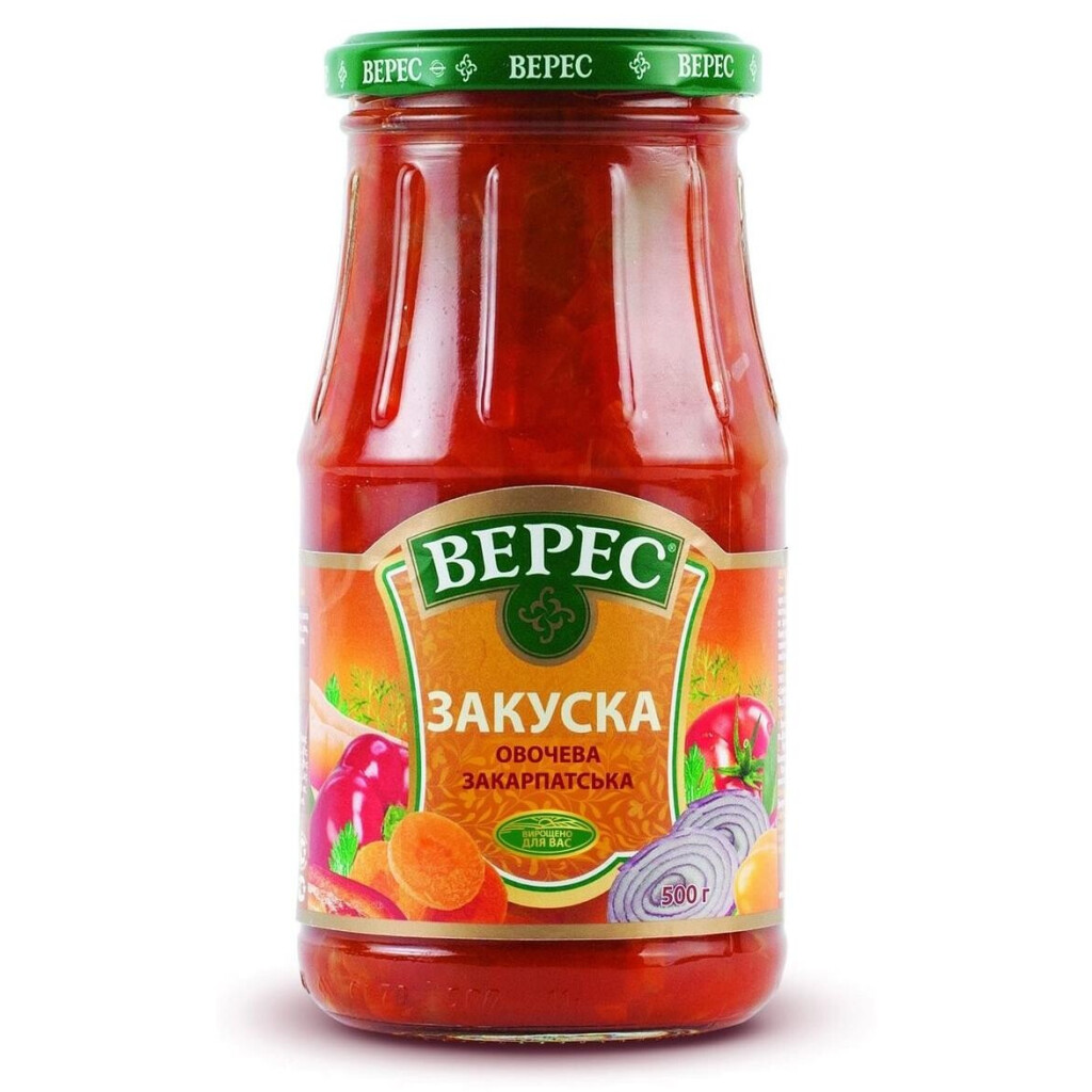 Закуска Верес Закарпатська овочева, 500г (4820008092977)