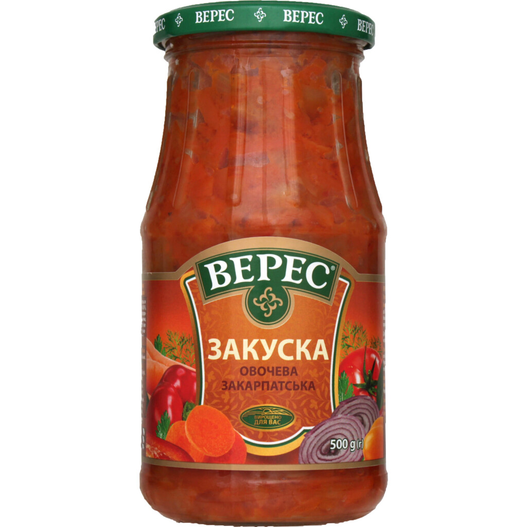 Закуска Верес Закарпатська овочева, 500г (4820008092977)