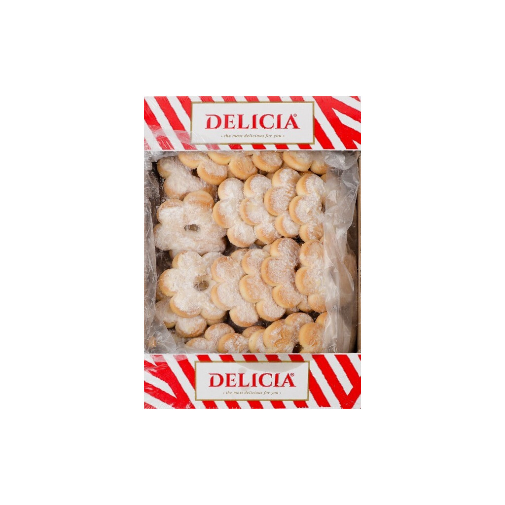 Печенье Delicia Домашнее с сахарной пудрой сдобное, 0,25кг (4823102510736)