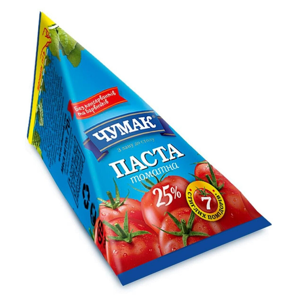 Паста Чумак томатная пирамидка, 70г (4820001352801)