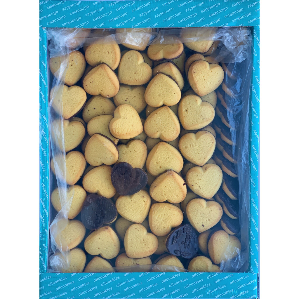 Печенье AllCookies сердечко, 1,7кг/ящ