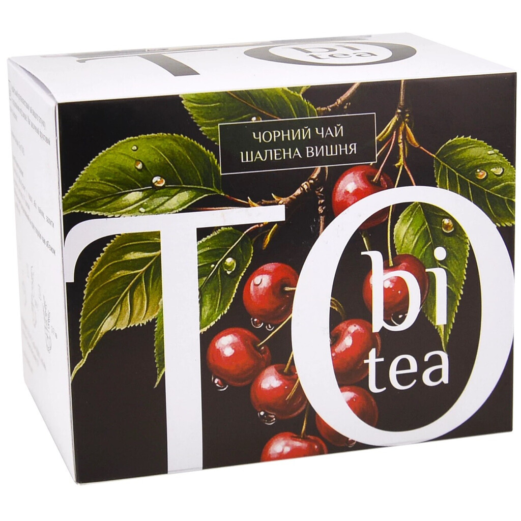 Чай фруктовый Tobi Безумная вишня, 20*2,5г