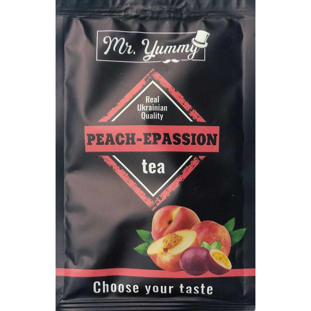 Чай концентрированный Mr. Yummy со вкусом персик- маракуйя, 50г
