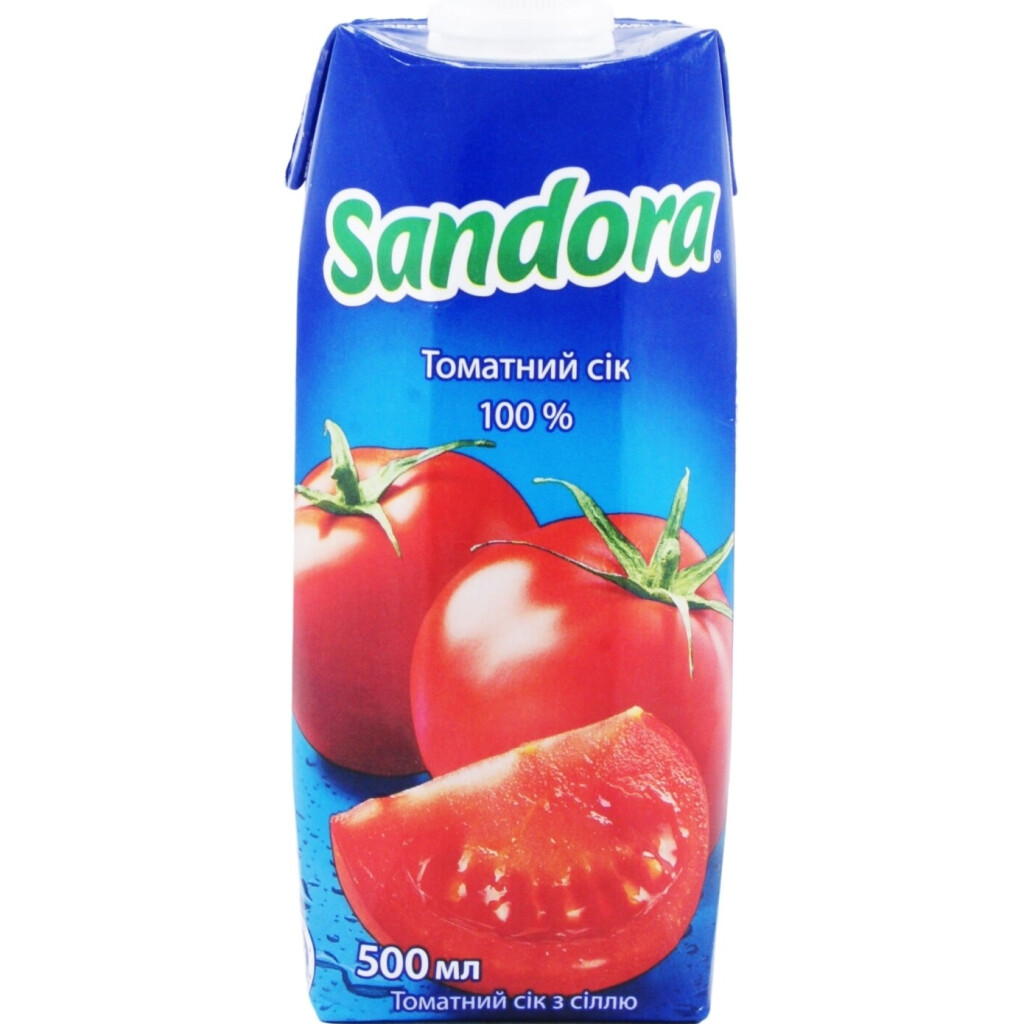 Сок Sandora томатный, 0,5л (4820001448559)