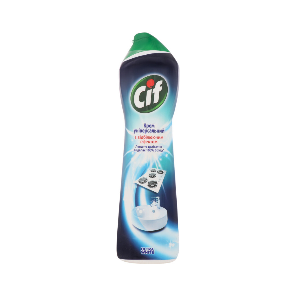 Крем чистячий Cif Ultra White універсальний, 500мл (8711600304918)