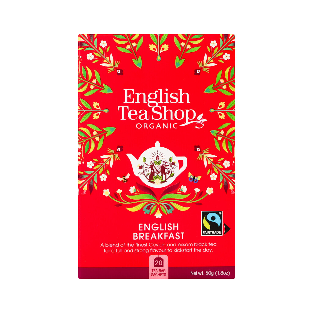 Чай черный English Tea Shop English Breakfast органический, 20*2г/уп (0680275029090)