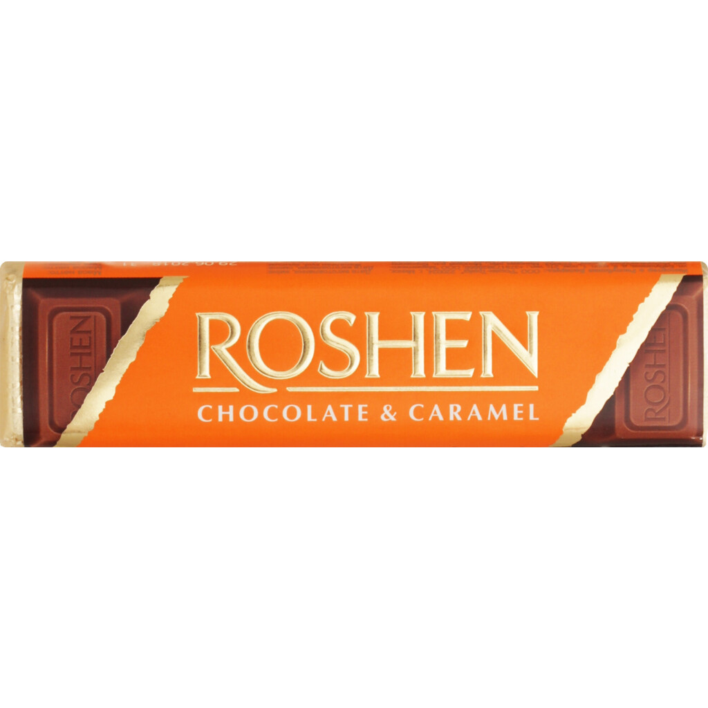 Батончик Roshen з карамеллю, 40г (4823077617041)