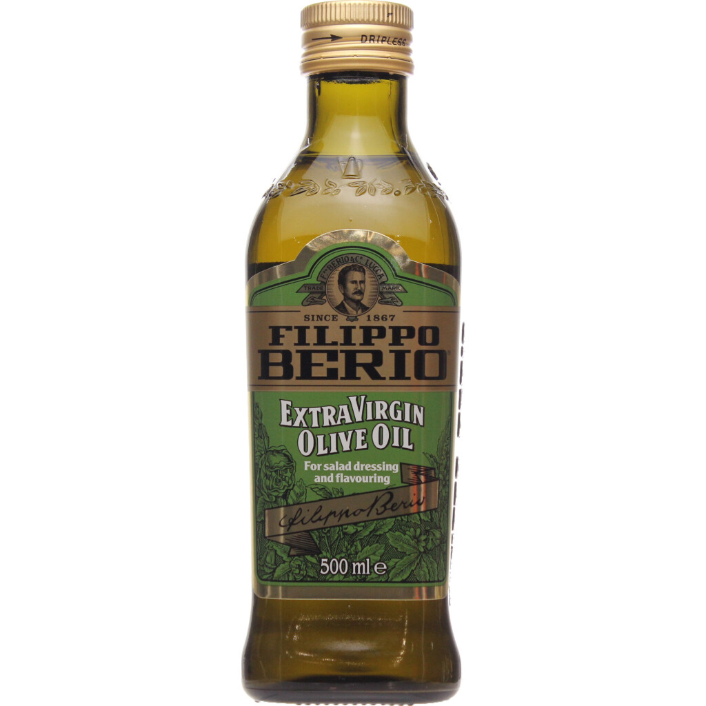 Масло оливковое Filippo Berio Extra Virgin с/б, 500мл (8002210500204)