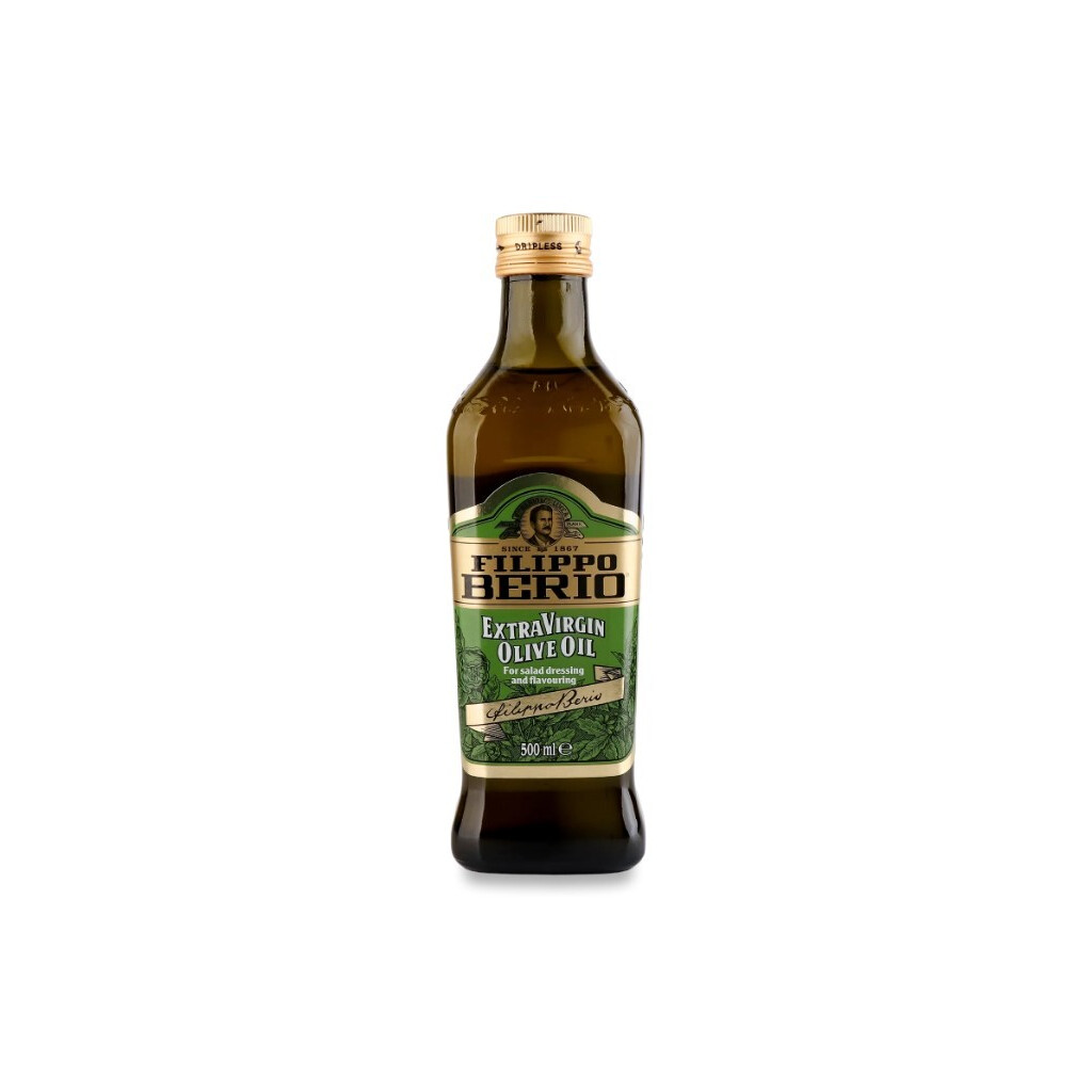 Масло оливковое Filippo Berio Extra Virgin с/б, 500мл (8002210500204)