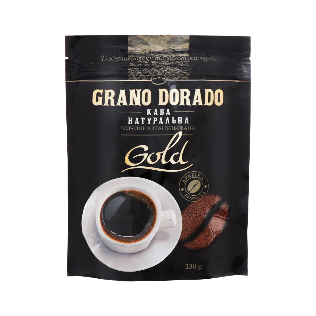 Кава розчинна Grano Dorado Gold, 130г (4820017296069)